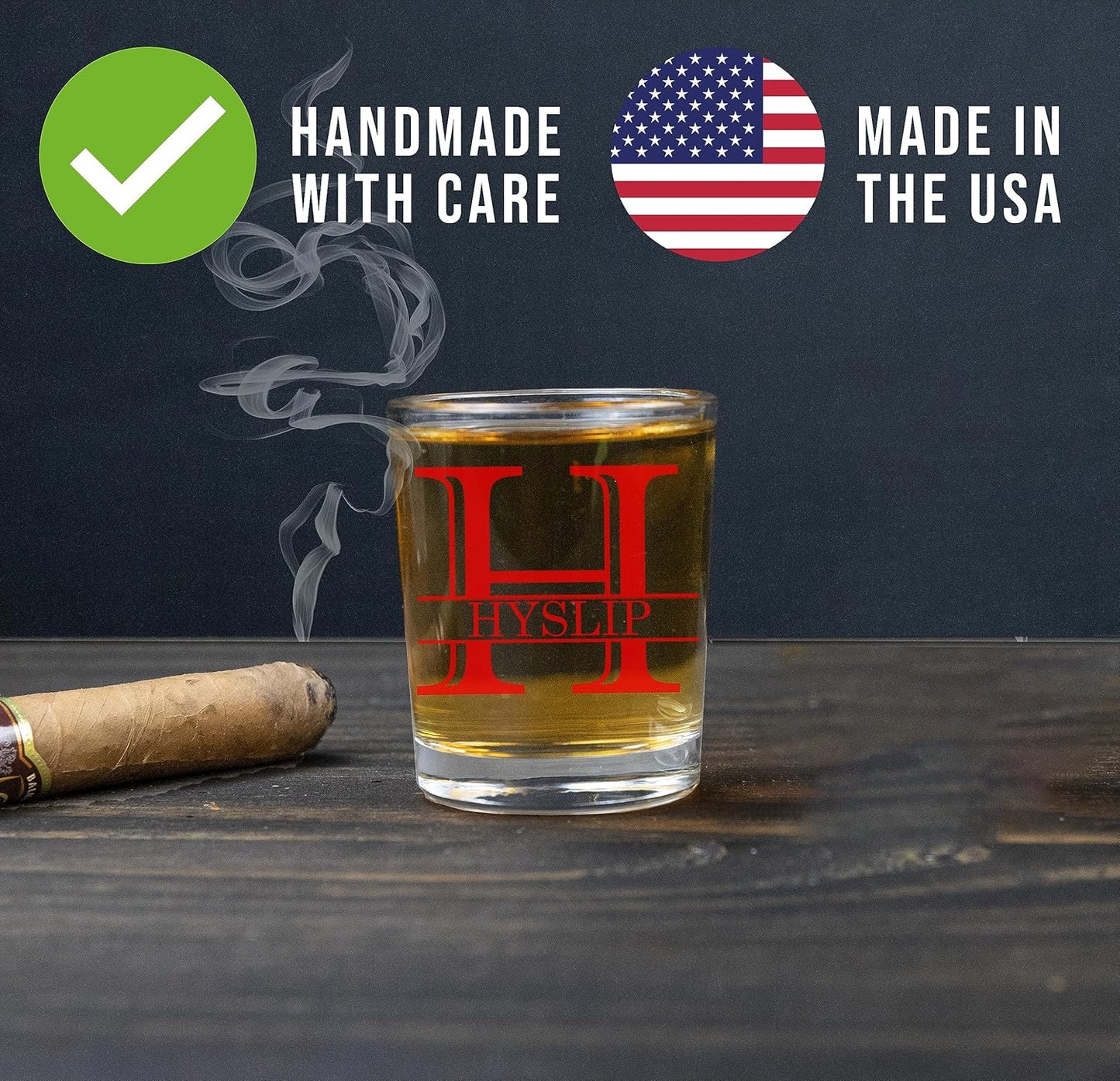 Personalized Printed Halpert Shot Glass 2.5oz