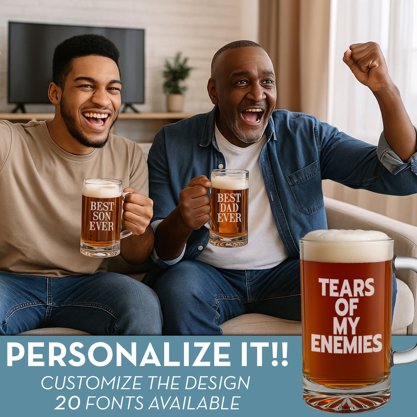 Your Text Here 16oz Beer Mug