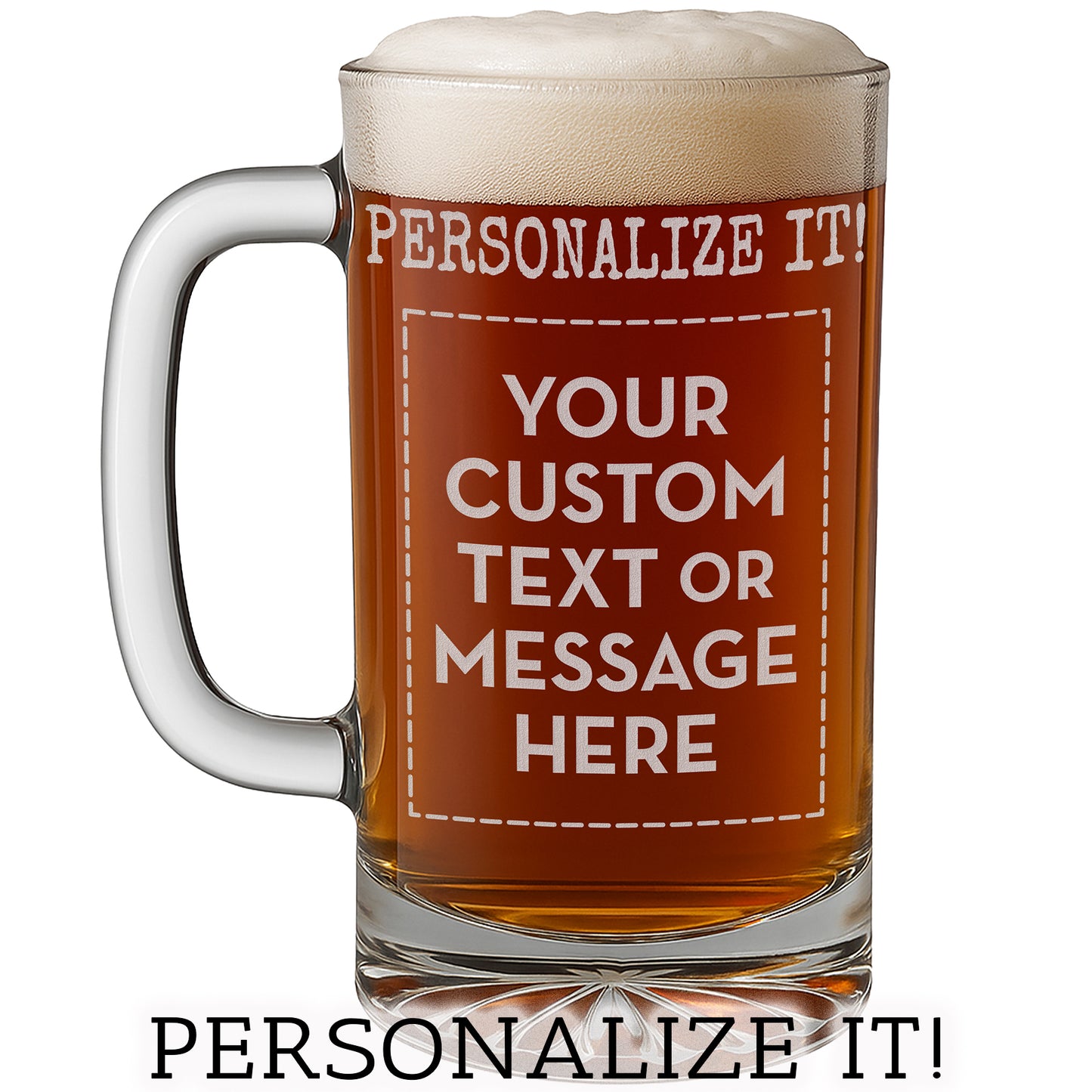 Your Text Here 16oz Beer Mug