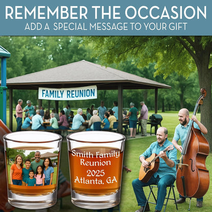 Personalized Photo Printed Shot Glass 2.5oz