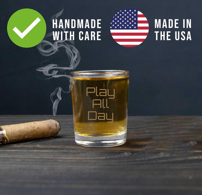 Personalized Your Custom Text Etched Shot Glass 2.5oz