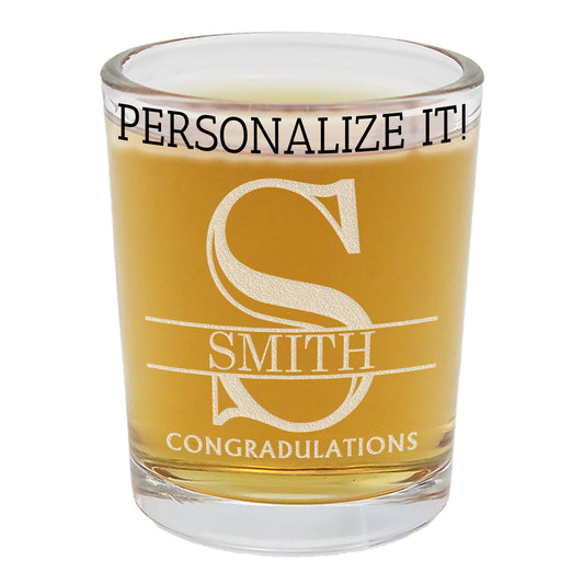 Personalized Etched Halpert Shot Glass 2.5oz
