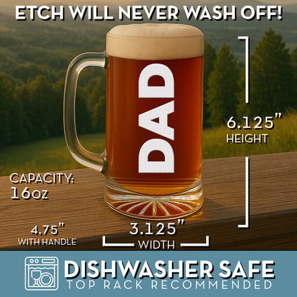 Your Text Here 16oz Beer Mug