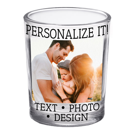 Personalized Photo Printed Shot Glass 2.5oz