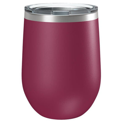 12oz Insulated Wine Tumblers with Lid