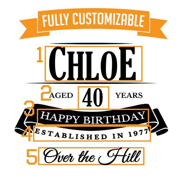 Chloe Personalized Etched Pint Glass 16oz