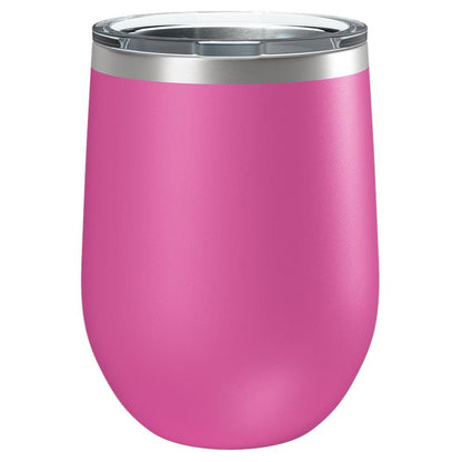 12oz Insulated Wine Tumblers with Lid