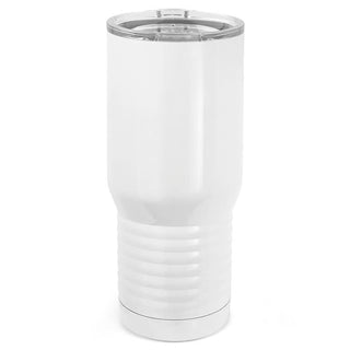 20oz White Insulated Tumbler with Lid